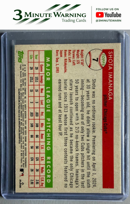 2025 Topps Chrome Platinum #7 Shota Imanaga