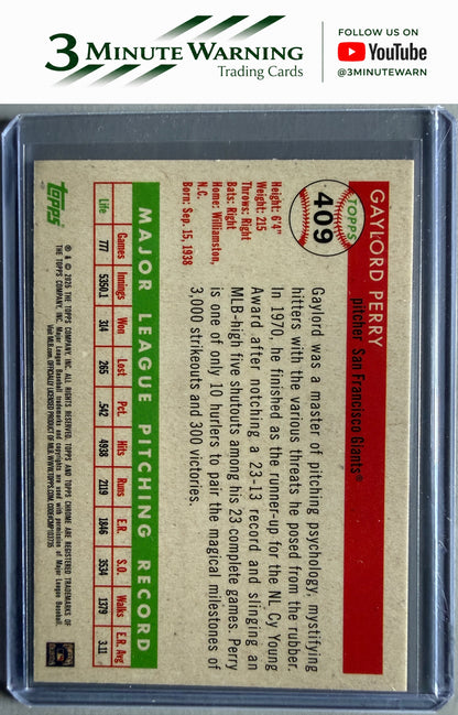2025 Topps Chrome Platinum #409 Gaylord Perry