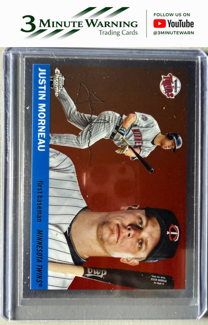 2025 Topps Chrome Platinum #375 Justin Morneau