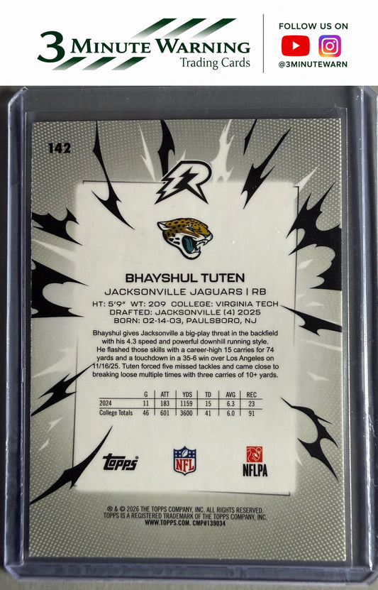 2025 Topps Resurgence #142 Bhayshul Tuten