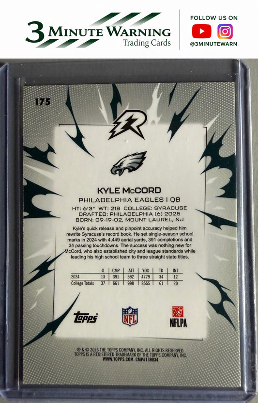 2025 Topps Resurgence #175 Kyle McCord