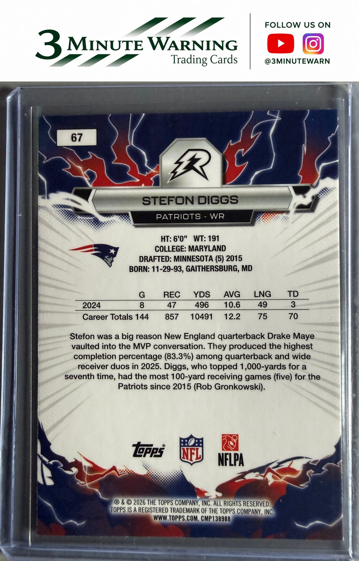 2025 Topps Resurgence #67 Stefon Diggs