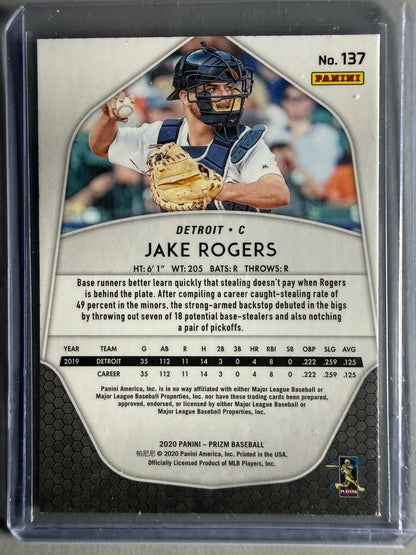 2020 Panini Prizm #137 Jake Rogers