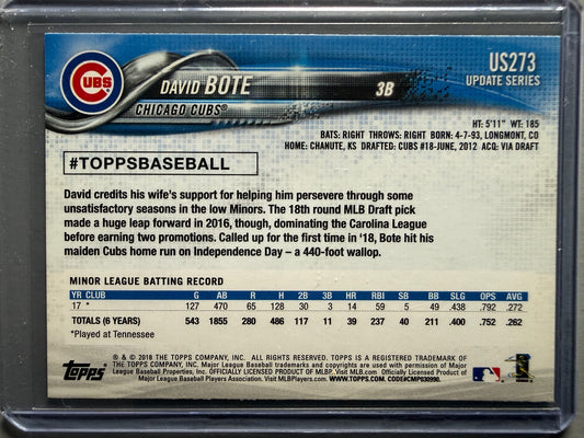2018 Topps Update #US273 David Bote