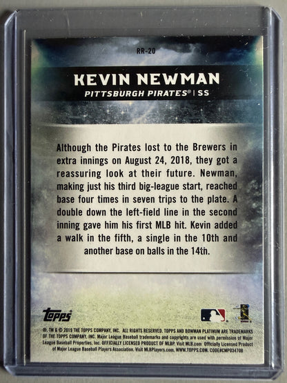 2019 Bowman Platinum #RR-20 Kevin Newman Renowned Rookies