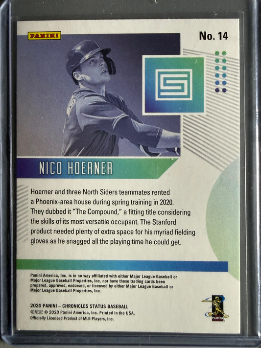 2020 Panini Chronicles #14 Nico Hoerner Status