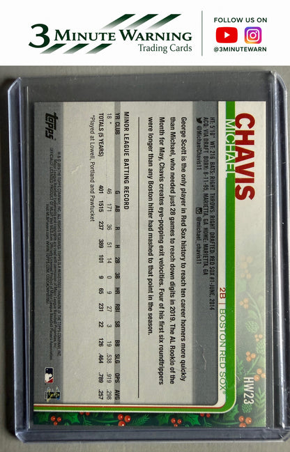 2019 Topps Holiday #HW23 Michael Chavis