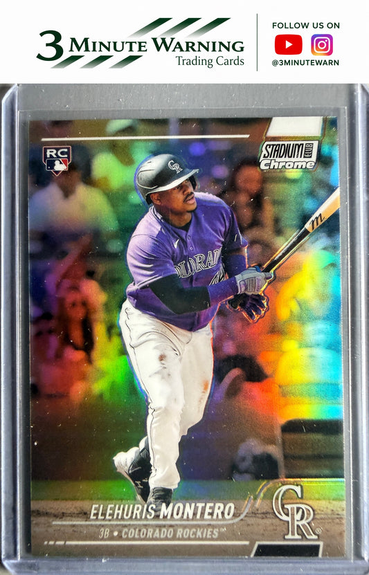 2022 Stadium Club Chrome #387 Elehuris Montero