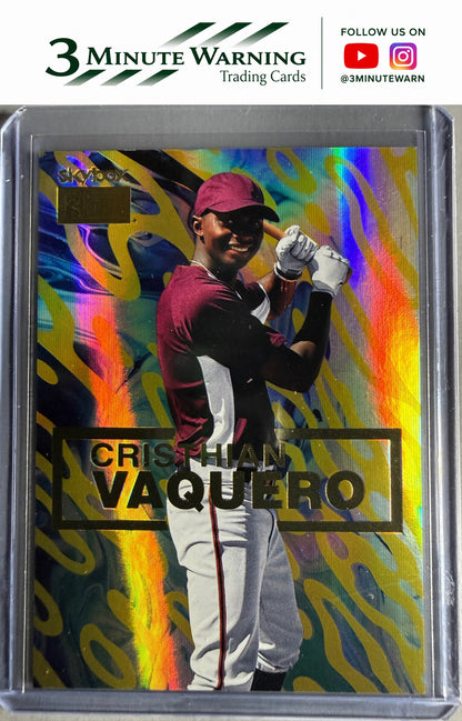 2023 SkyBox Metal Universe Champions #S-21 Cristhian Vaquero SkyBox Premium Gold