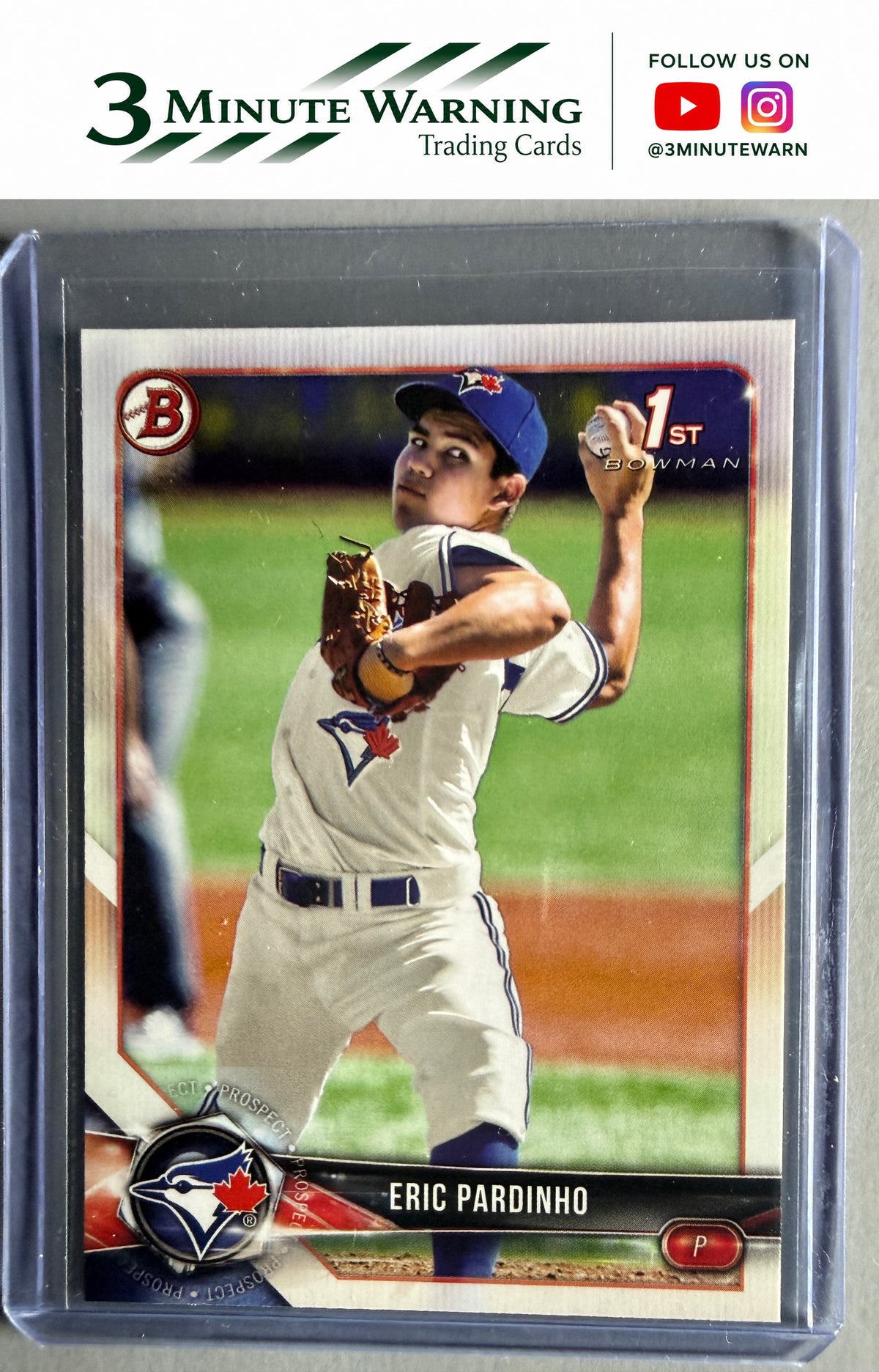 2018 Bowman #BP110 Eric Pardinho Prospects