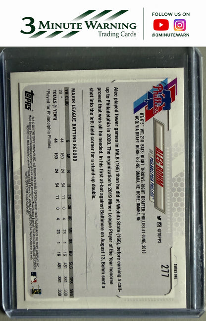 2021 Topps #277 Alec Bohm