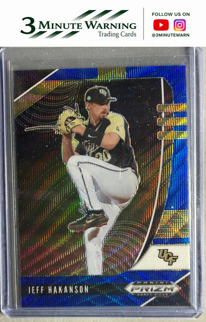 2020 Panini Prizm Draft Picks #PDP155 Jeff Hakanson Blue Wave Prizm