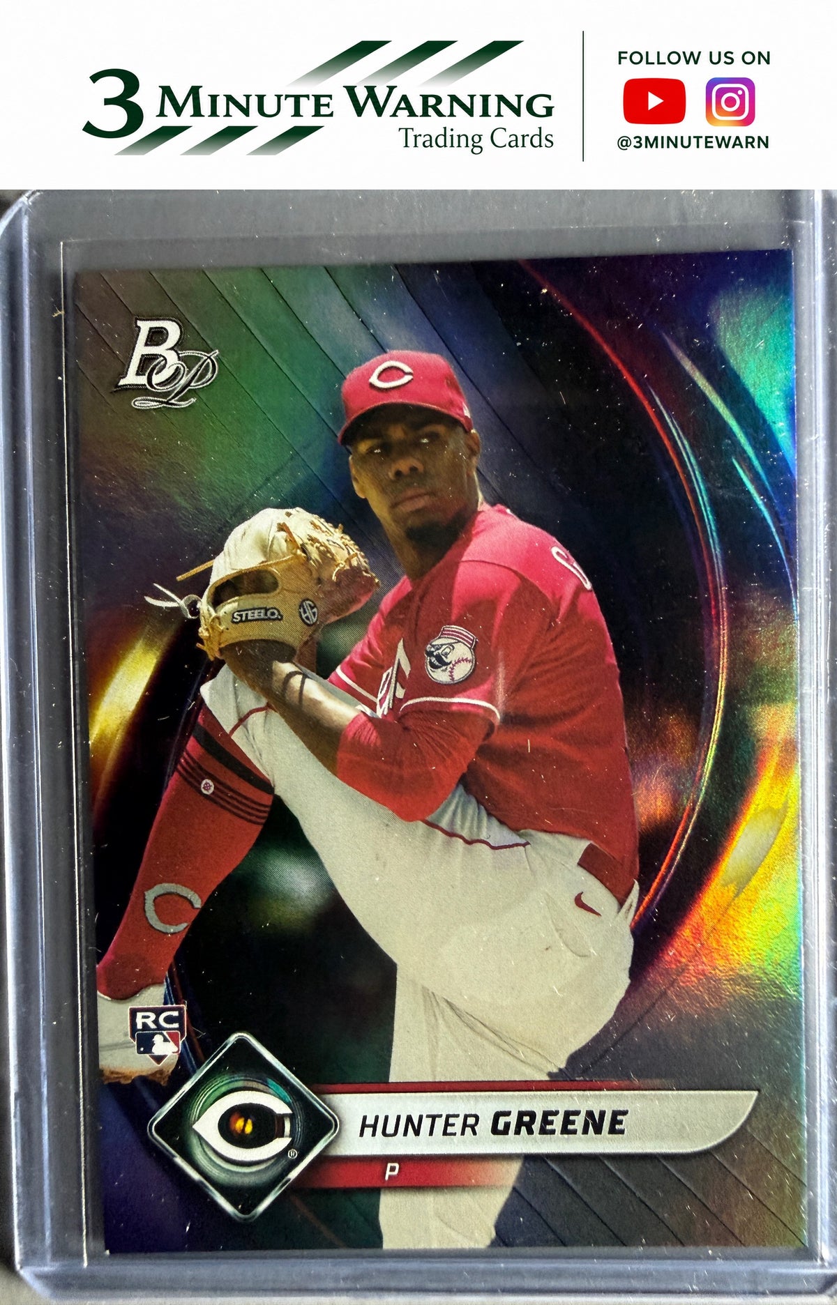2022 Bowman Platinum #29 Hunter Greene