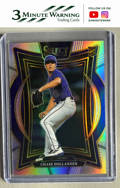 2025 Panini Select #25 Chase Dollander Silver Prizm
