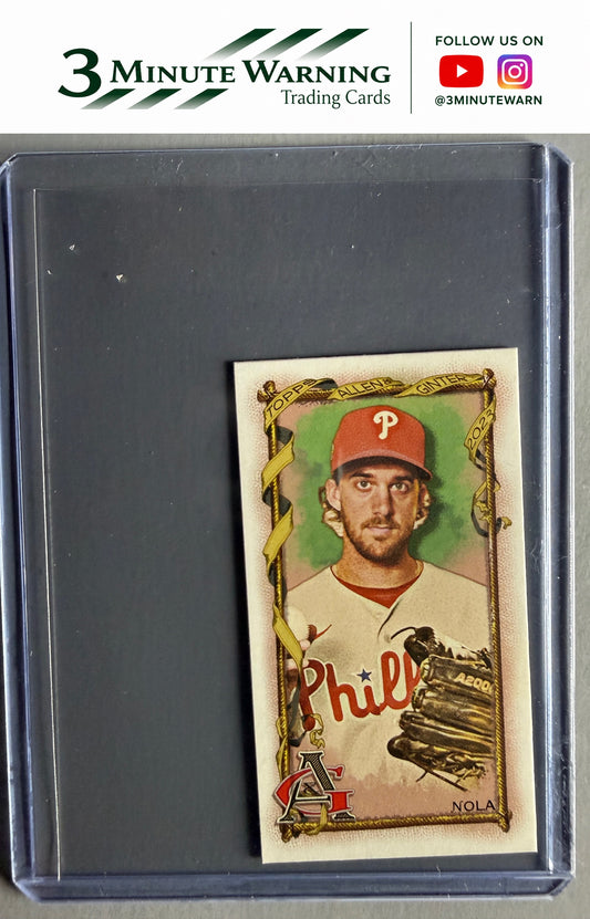 2023 Topps Allen & Ginter #263 Aaron Nola Mini A & G Back