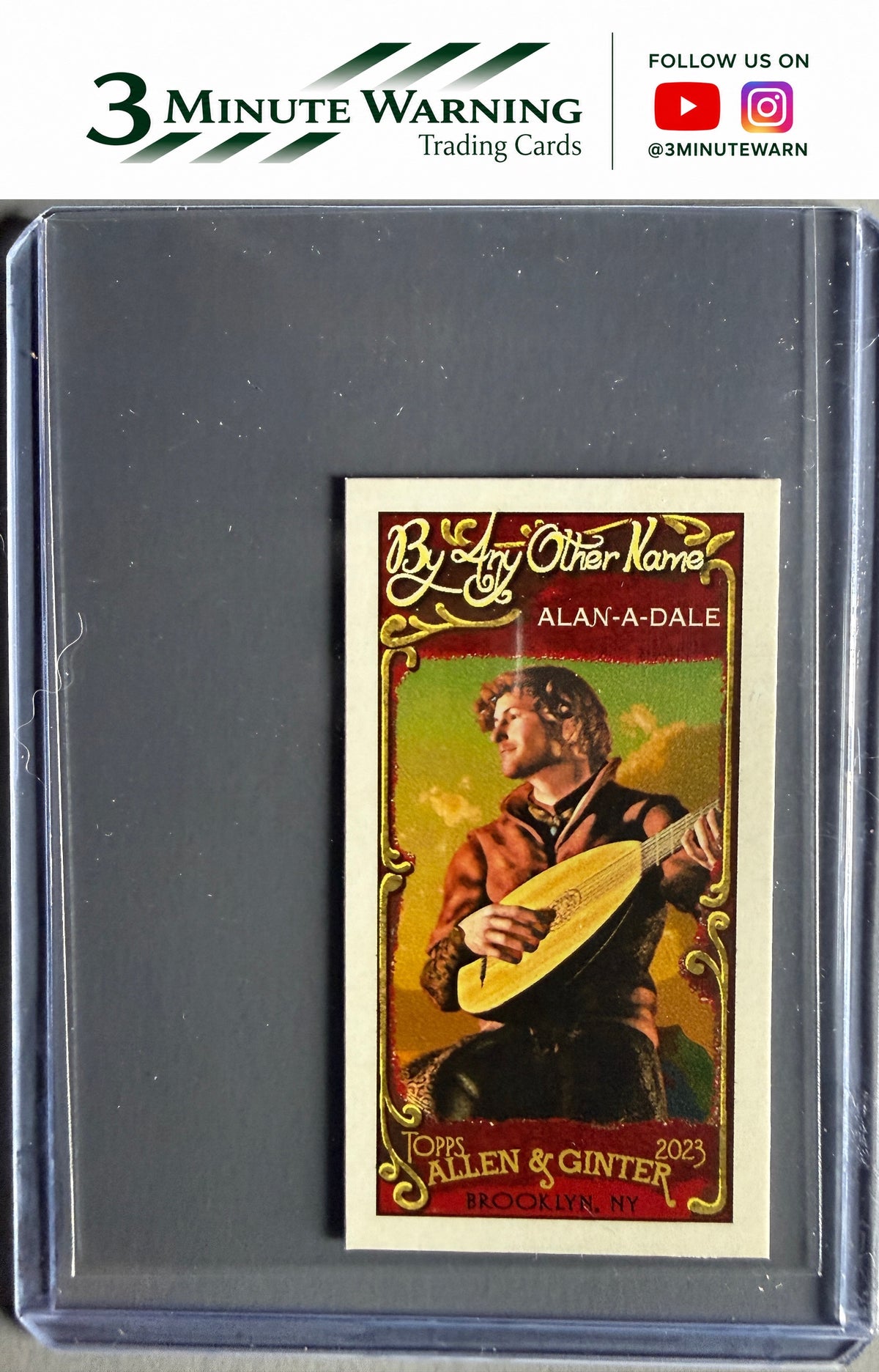 2023 Topps Allen & Ginter #BAN-15 Alan-a-Dale Mini By Any Other Name