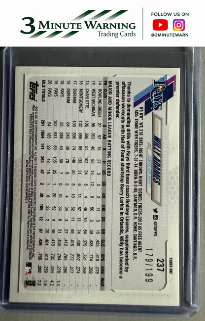 2021 Topps #237 Willy Adames Red #/199