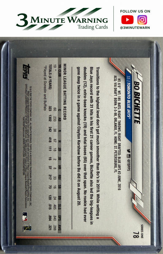 2020 Topps #78 Bo Bichette