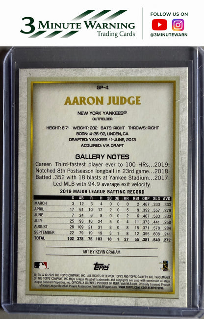 2020 Topps Chrome #GP-4 Aaron Judge Topps Gallery NBCD Preview