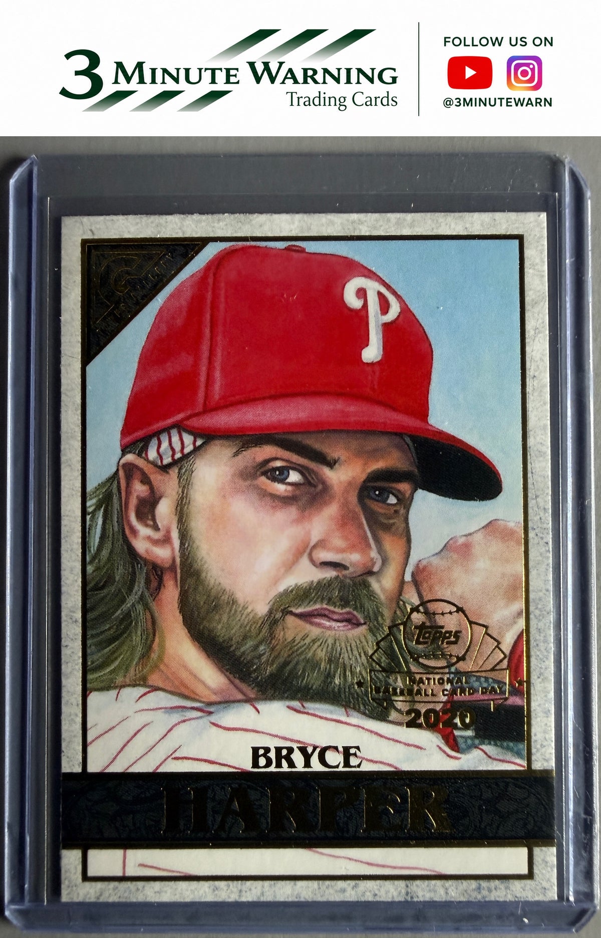 2020 Topps Chrome #GP-6 Bryce Harper Topps Gallery NBCD Preview