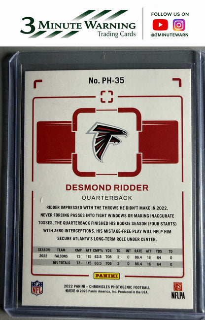 2022 Panini Chronicles #PH-35 Desmond Ridder Photogenic