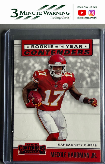 2019 Panini Contenders #RYA-MH Mecole Hardman Jr. Rookie of the Year Contenders