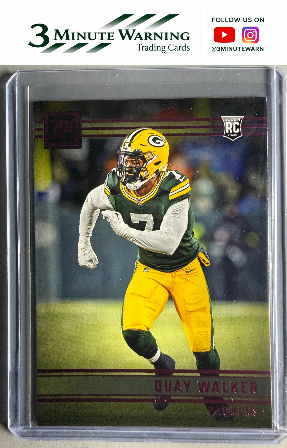 2022 Panini Chronicles #PA-26 Quay Walker Panini Pink