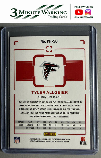 2022 Panini Chronicles #PH-50 Tyler Allgeier Photogenic