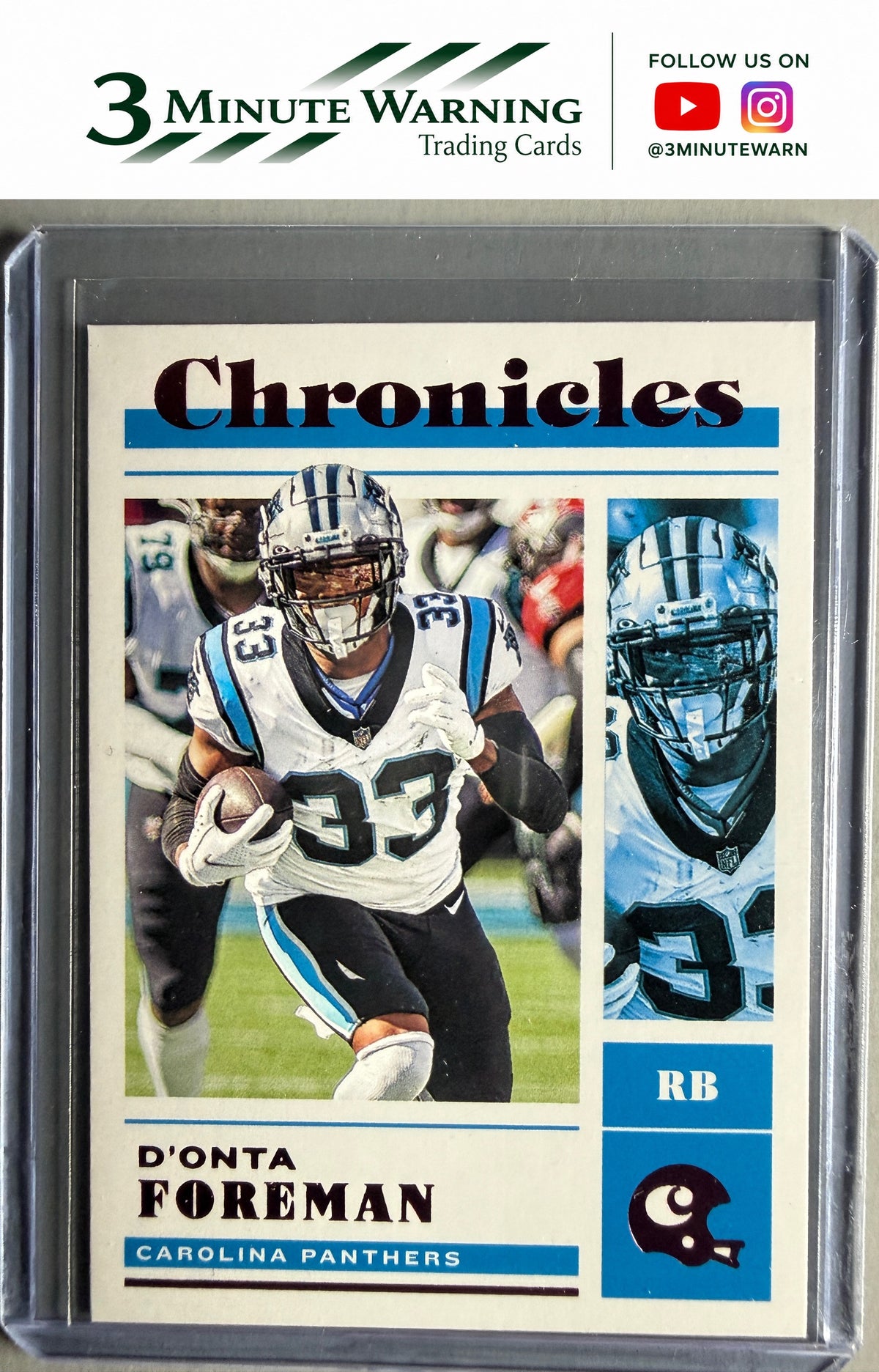 2022 Panini Chronicles #26 D'Onta Foreman Pink