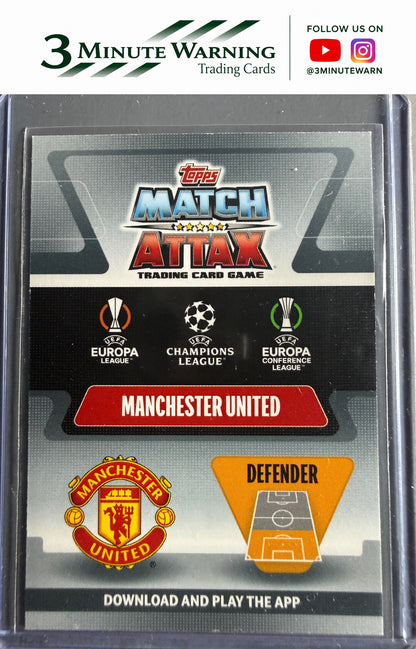 2021-22 Topps Match Attax Champions & Europa League Extra - Power Defence Hero Squad #PDS1 Luke Shaw / Raphaël Varane / Harry Maguire