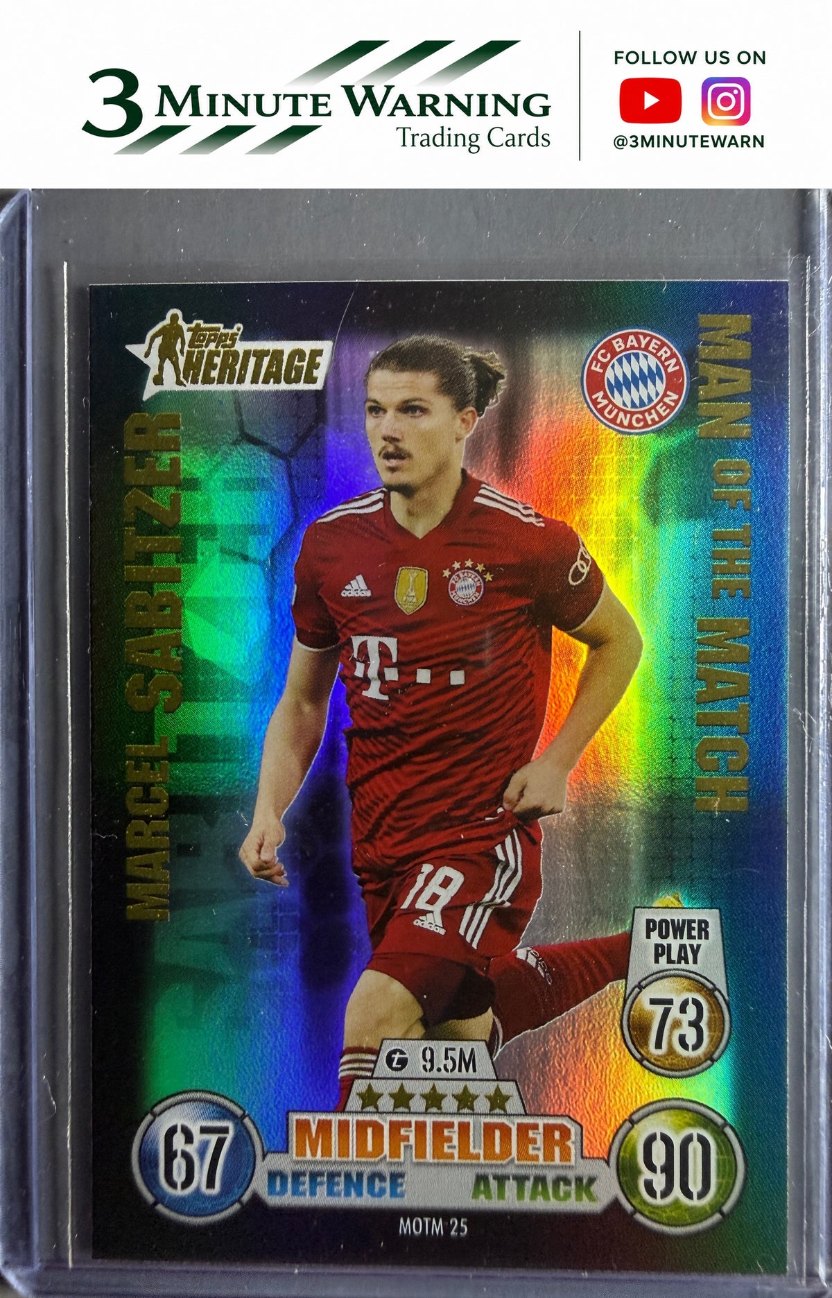 2021-22 Topps Match Attax - Heritage Man of the Match #MOTM25 Marcel Sabitzer