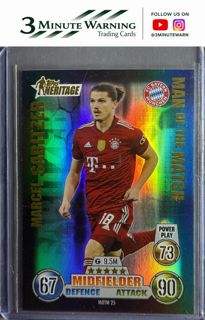 2021-22 Topps Match Attax - Heritage Man of the Match #MOTM25 Marcel Sabitzer