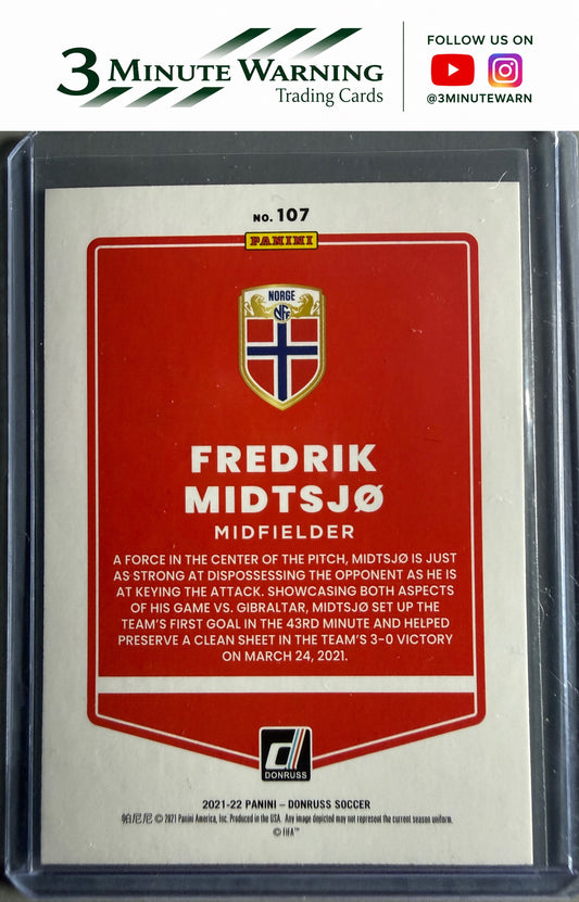 2021-22 Donruss #107 Fredrik Midtsjo