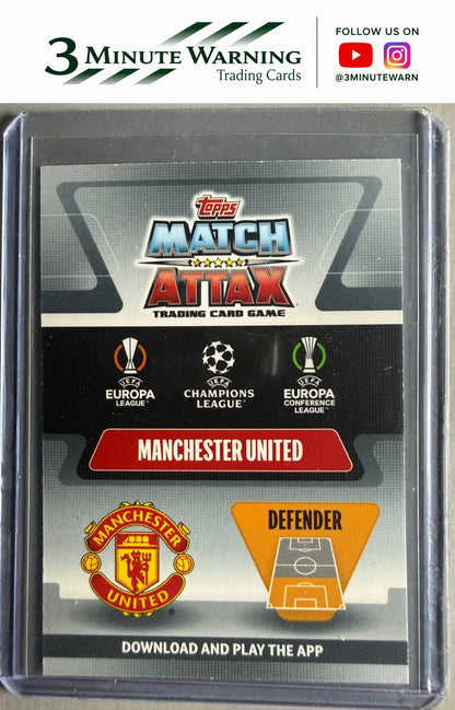 2021-22 Topps Match Attax Champions & Europa League Extra - Power Defence Hero Squad #PDS1 Luke Shaw / Raphaël Varane / Harry Maguire