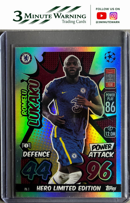 2021-22 Topps Match Attax  Extra - Power Attack #PA1 Romelu Lukaku