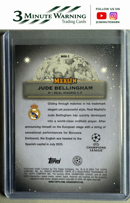 2023-24 Merlin UEFA Club Competitions #MN-1 Jude Bellingham Mystic Nights