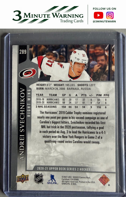 2020-21 Upper Deck #289 Andrei Svechnikov