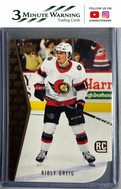 2023-24 Upper Deck #RDT-5 Ridly Greig 1994-95 Rookie Tribute Die Cut
