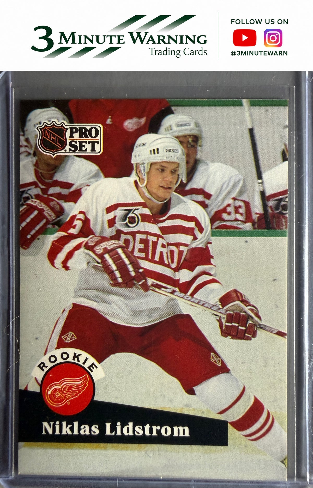 1991-92 Pro Set #531 Nicklas Lidstrom
