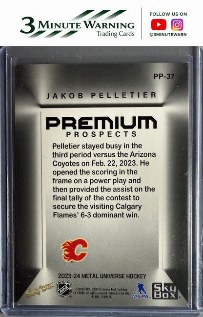 2023-24 SkyBox Metal Universe #PP-37 Jakob Pelletier SkyBox Premium Prospects