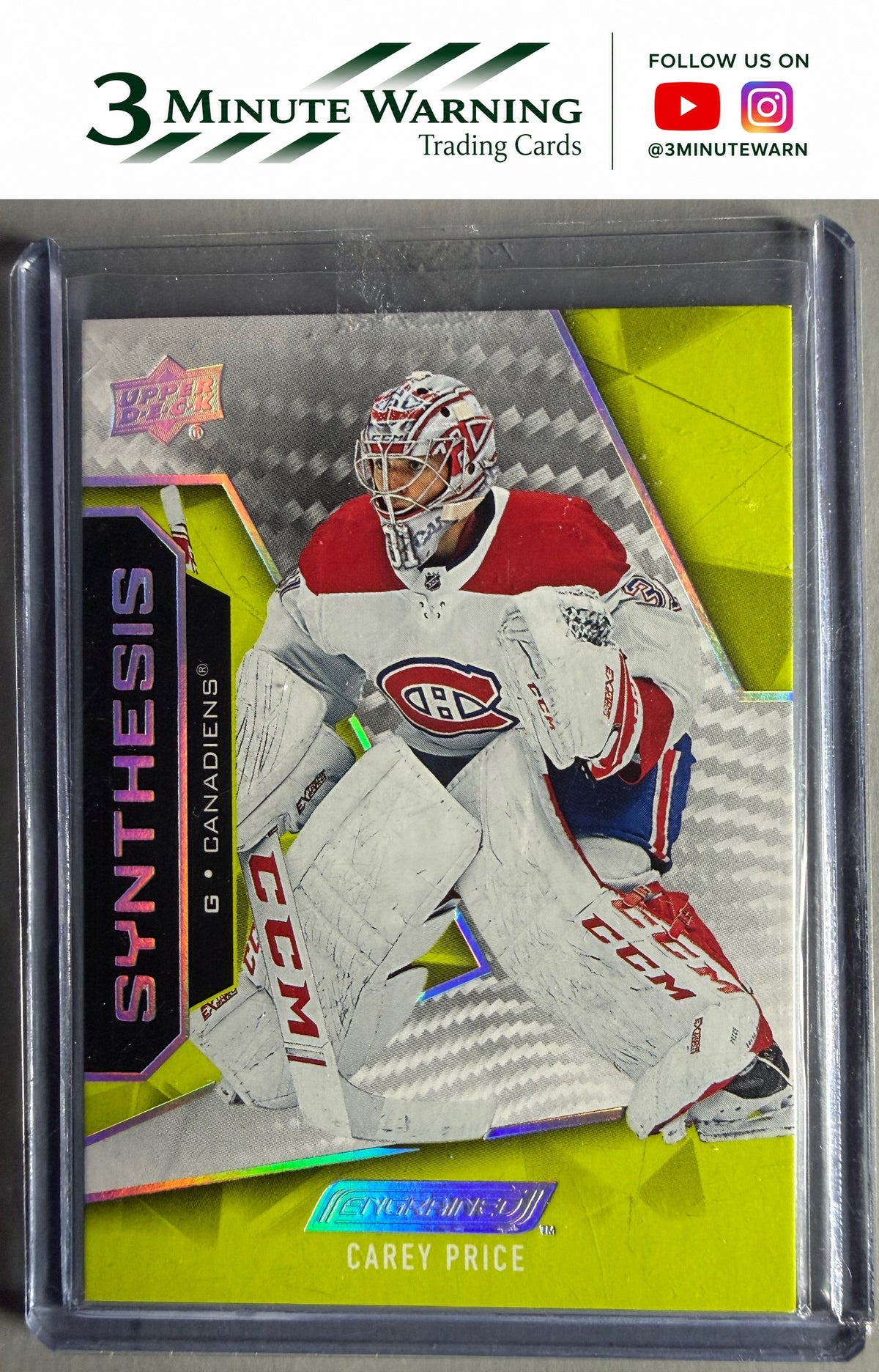 2019-20 Upper Deck Engrained #S-8 Carey Price Synthesis