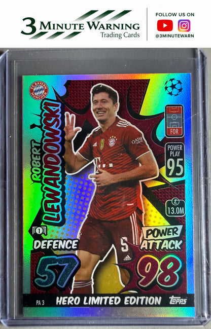 2021-22 Topps Match Attax  - Power Attack #PA3 Robert Lewandowski