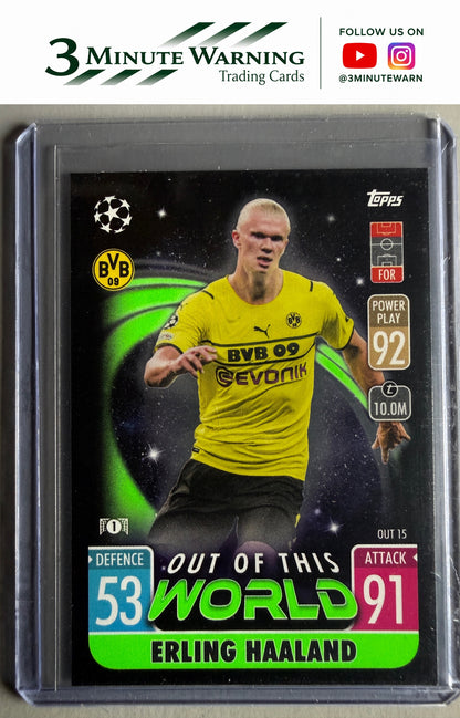 2021-22 Topps Match Attax - Out of This World #OUT15 Erling Haaland