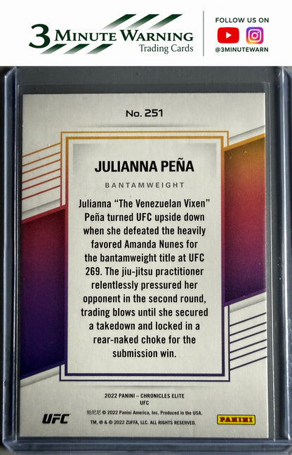 2022 Panini Chronicles UFC #251 Julianna Pena