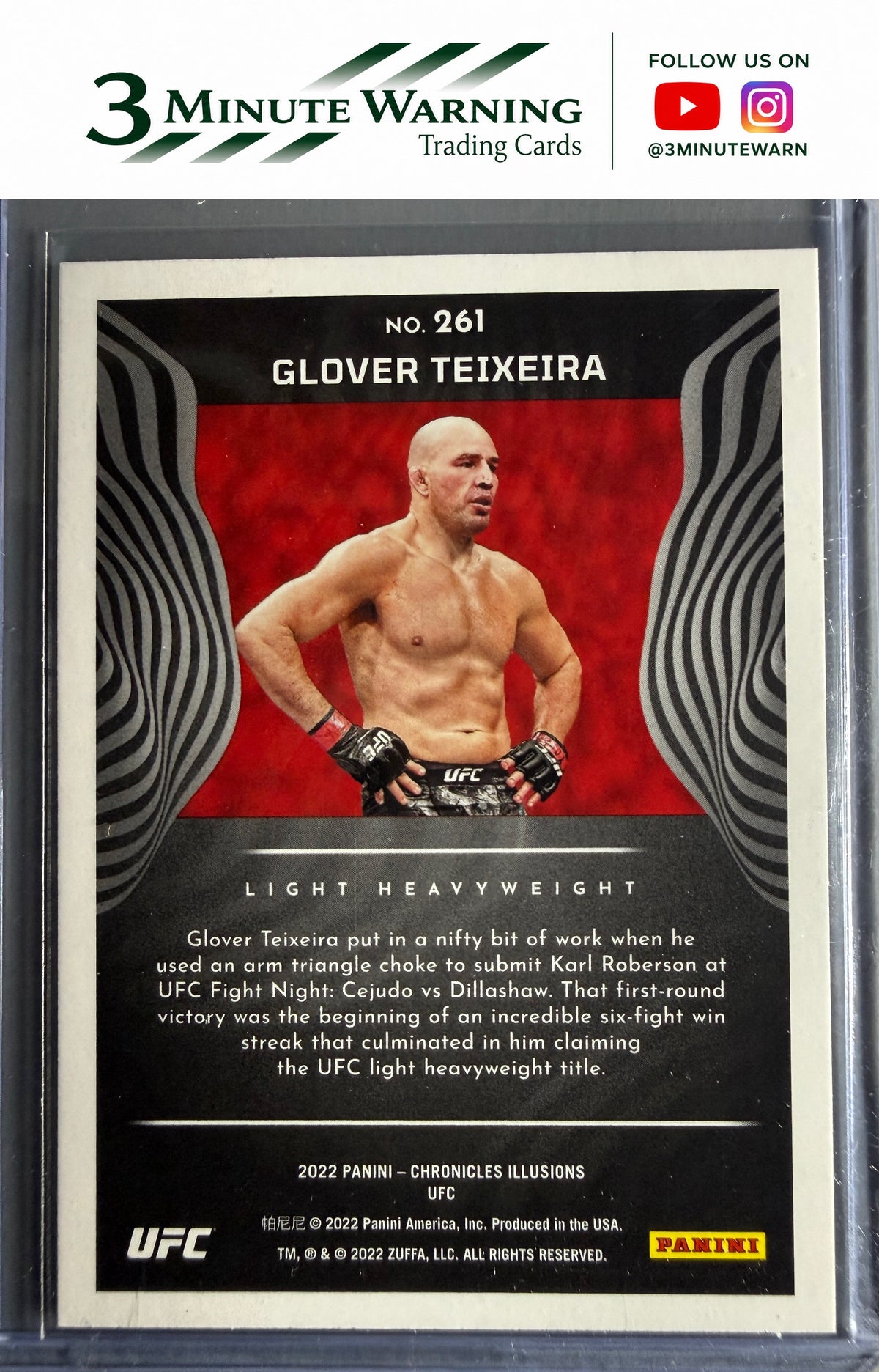 2022 Panini Chronicles UFC #261 Glover Teixeira Bronze