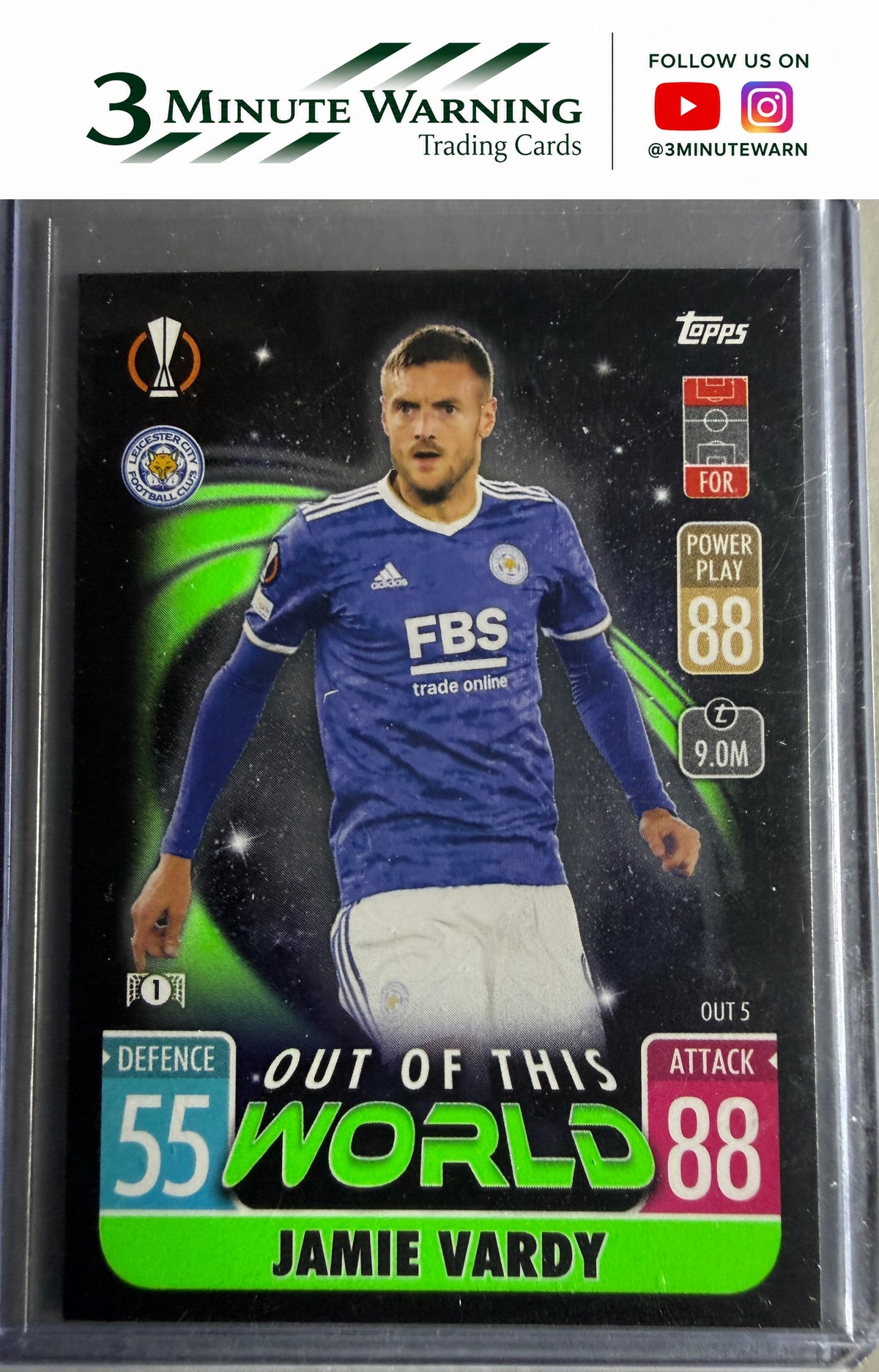 2021-22 Topps Match Attax  - Out of This World #OUT5 Jamie Vardy
