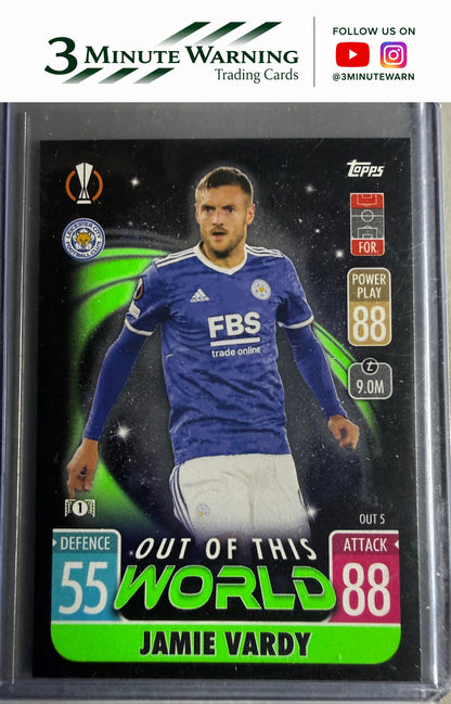 2021-22 Topps Match Attax  - Out of This World #OUT5 Jamie Vardy
