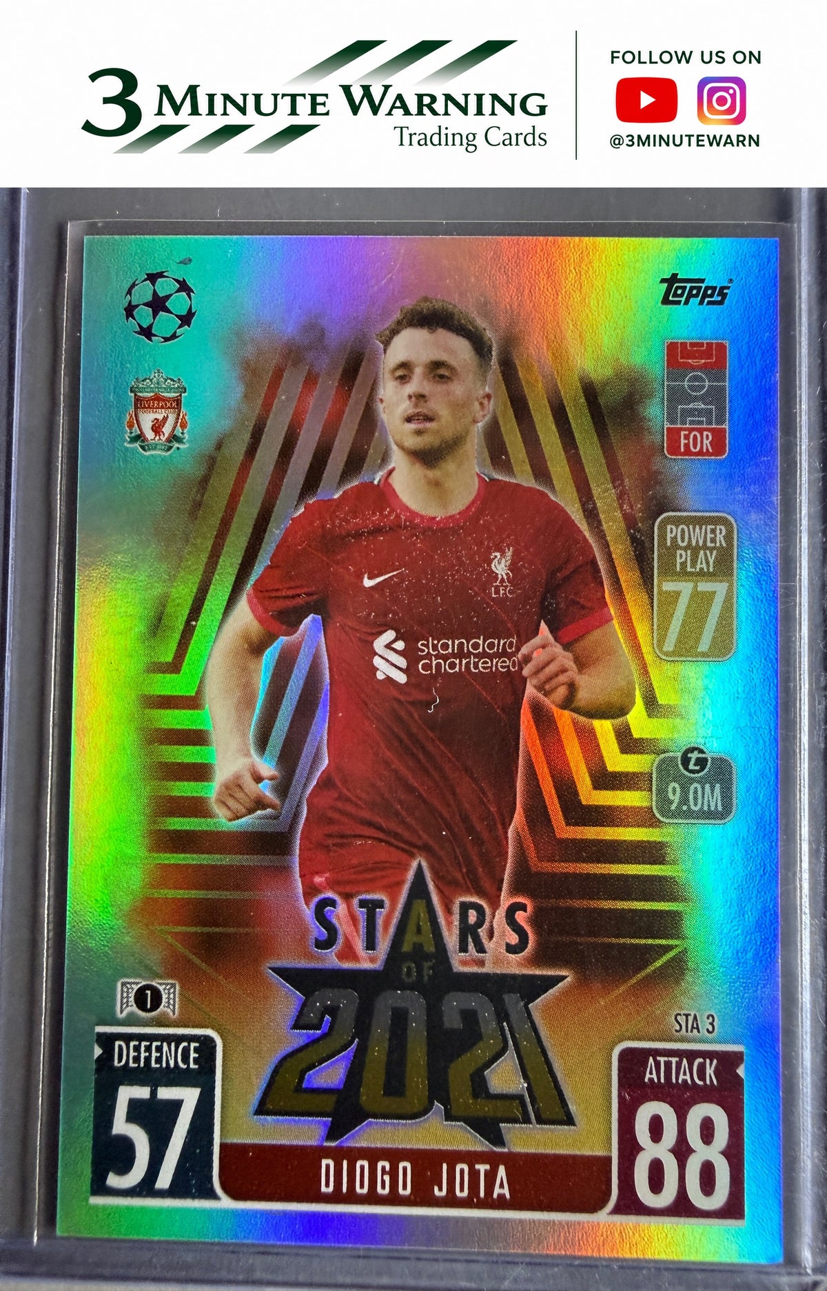 2021-22 Topps Match Attax  - Stars of 2021 #STA3 Diogo Jota
