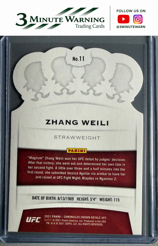 2021 Panini Chronicles UFC #11 Zhang Weili