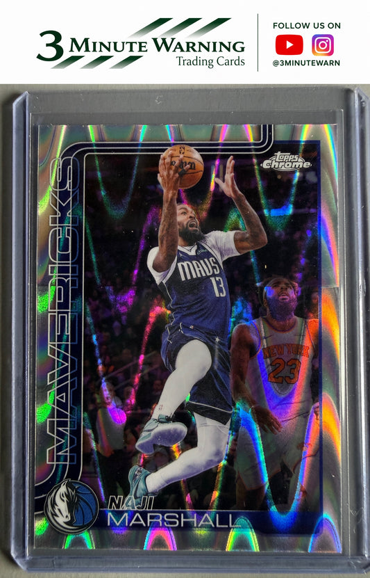 2025-26 Topps Chrome Update #120 Naji Marshall Raywave